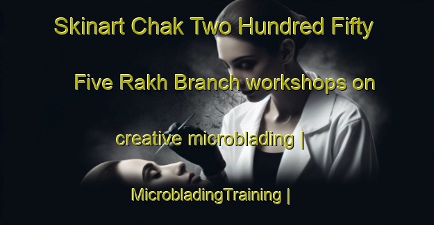 Skinart Chak Two Hundred Fifty Five Rakh Branch workshops on creative microblading | MicrobladingTraining | MicrobladingClasses | SkinartTraining-Pakistan